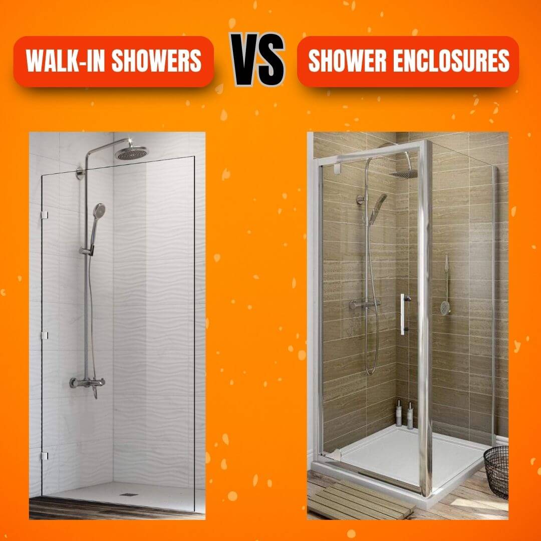 Walk-in Showers vs Shower Enclosures: Key Differences Explained