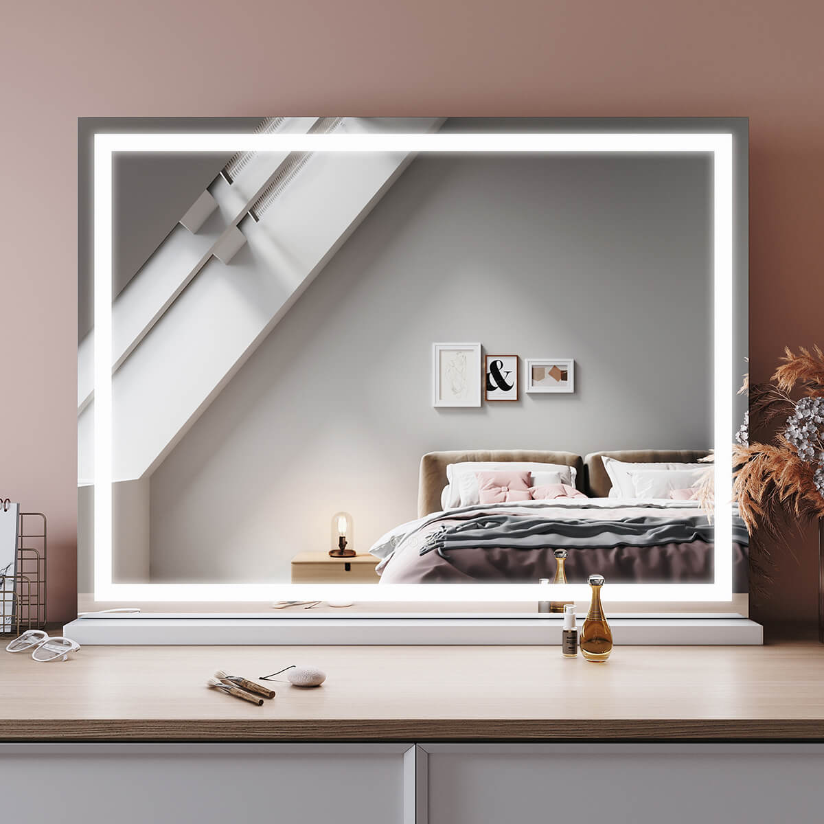 3 mirror vanity with lights discount
