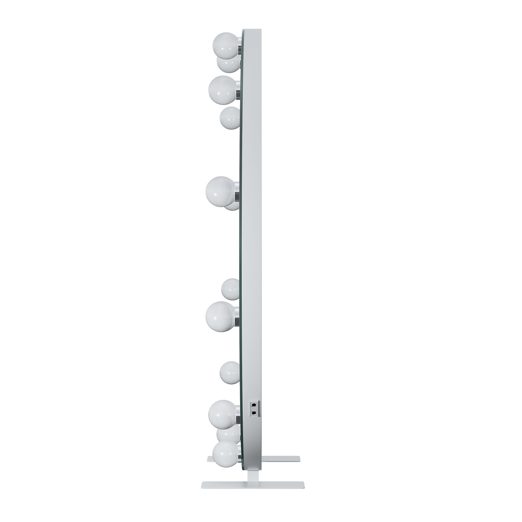 Round LED Vanity Mirror Wall Mount Or Tabletop Mirror with 3 Color Modes 800x800x35mm