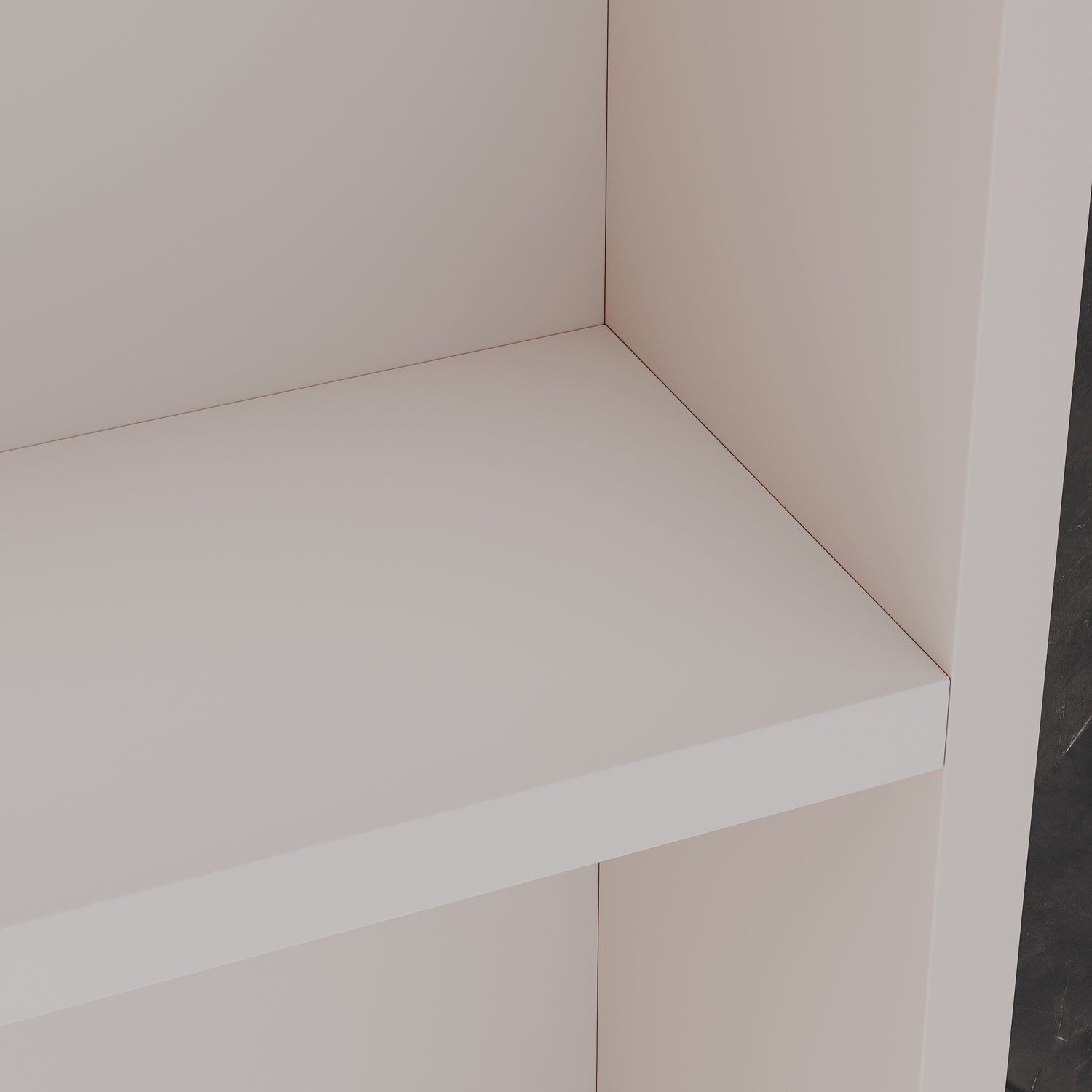 LED bathroom wall cabinet with tissue box, Urban Beige, 550x700x150mm