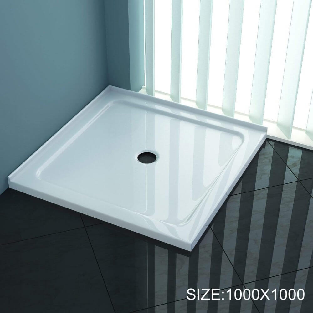 ELEGANT SHOWERS Rectangular Square Shower Screen Base Acrylic Various Sizes - Elegantshowers