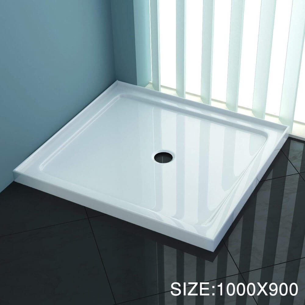 ELEGANT SHOWERS Rectangular Square Shower Screen Base Acrylic Various Sizes - Elegantshowers