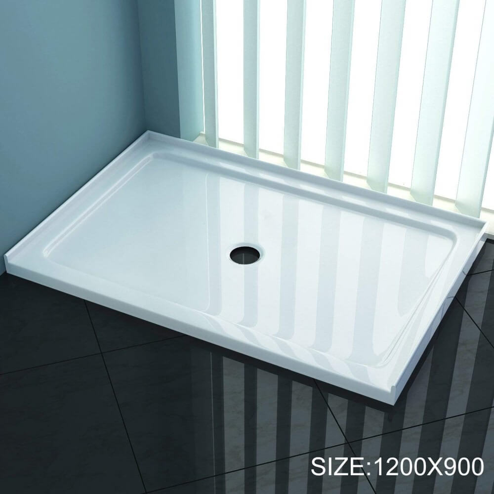 ELEGANT SHOWERS Rectangular Square Shower Screen Base Acrylic Various Sizes - Elegantshowers