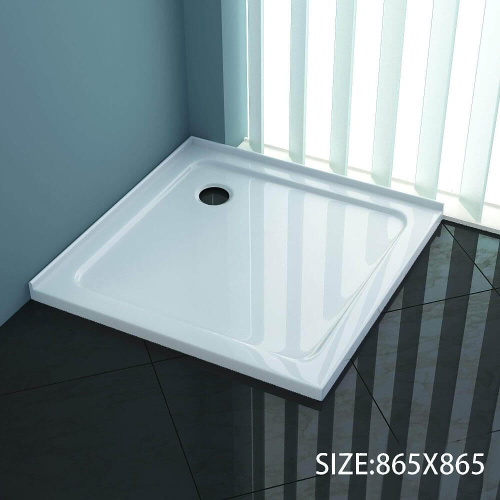ELEGANT SHOWERS Rectangular Square Shower Screen Base Acrylic Various Sizes - Elegantshowers