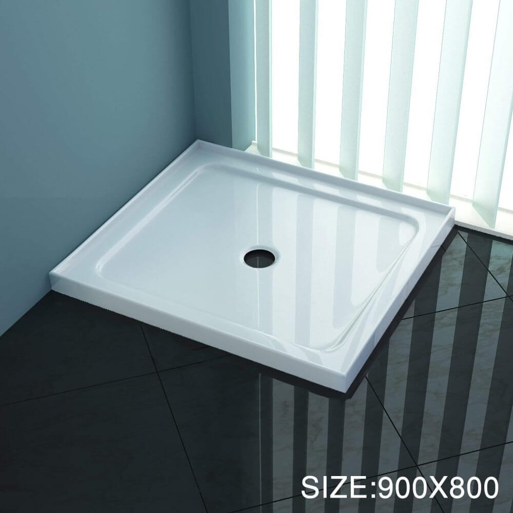 ELEGANT SHOWERS Rectangular Square Shower Screen Base Acrylic Various Sizes - Elegantshowers