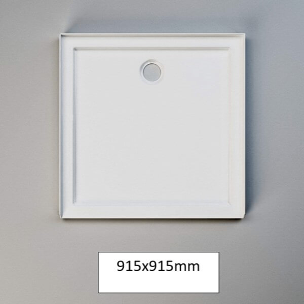 ELEGANT SHOWERS Rectangular Square Shower Screen Base Acrylic Various Sizes - Elegantshowers