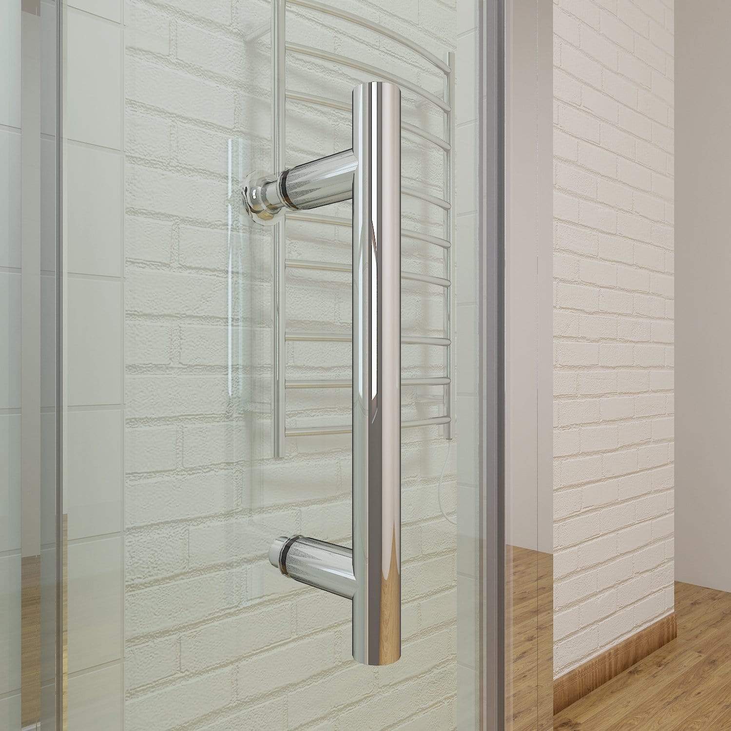 ELEGANT SHOWERS Bathroom Frameless Pivot Shower Screen Handle- Elegantshowers