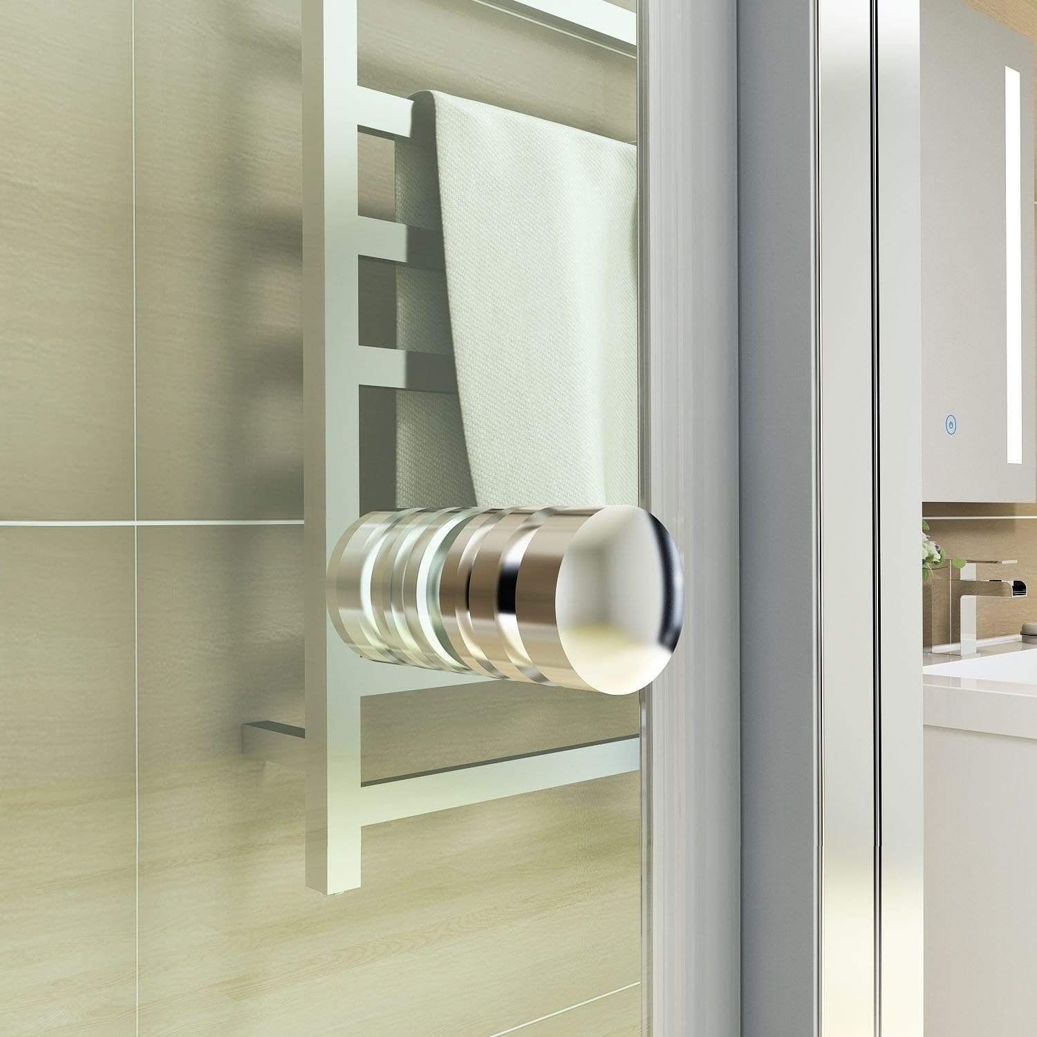 ELEGANT SHOWERS Semi-Frameless Shower Screen Pivot Door Handle- Elegantshowers