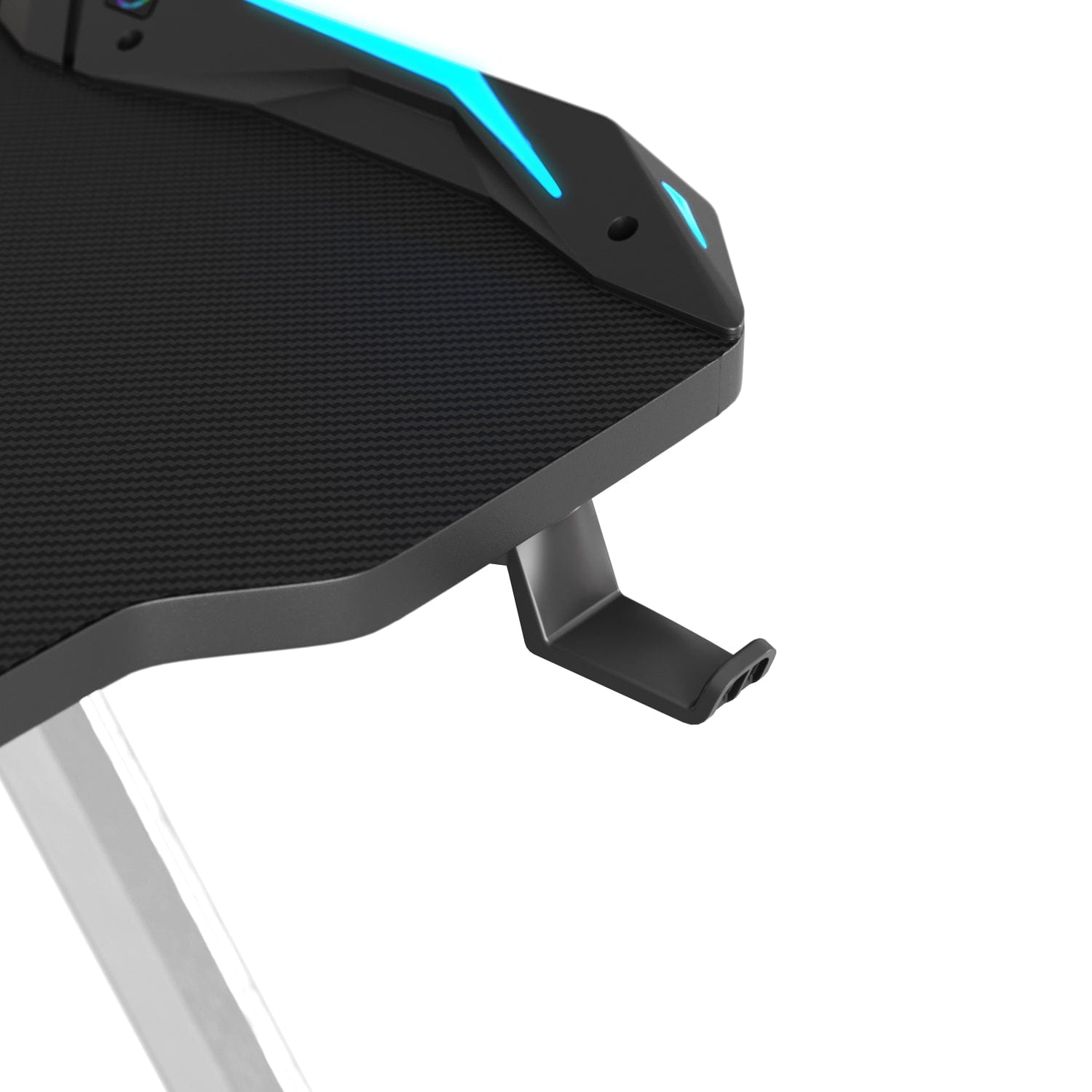 ELEGANT Gaming Desk LED Gaming Table PC Gamer Desk with RGB Light - Elegantshowers