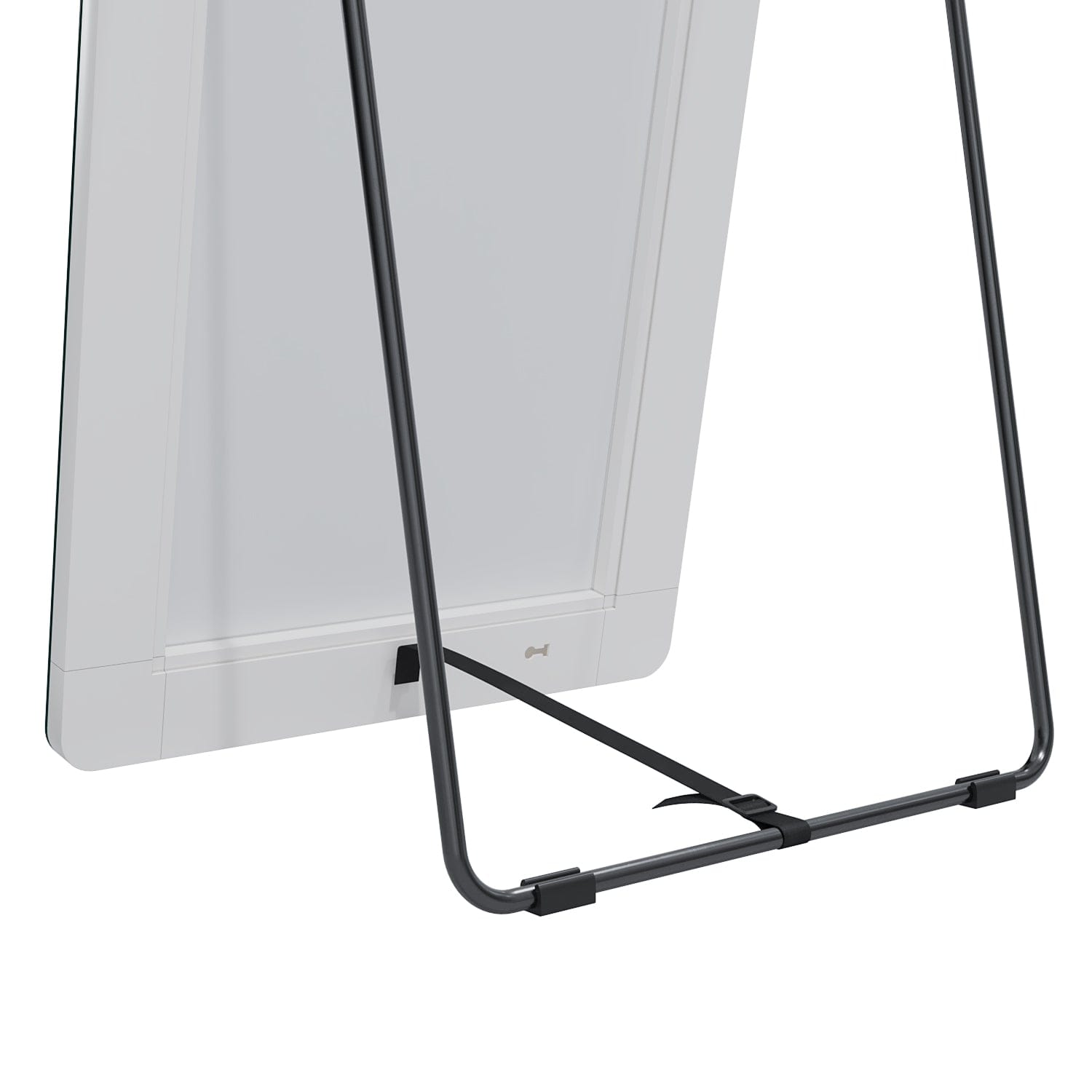Elegant Dressing Mirror Standing Floor/Wall Mounted Hanging Round Corner 160x50cm - Elegantshowers