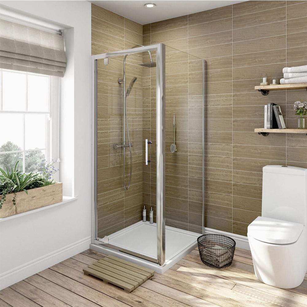 ELEGANT SHOWERS Framed Pivot Shower Screen - Elegantshowers