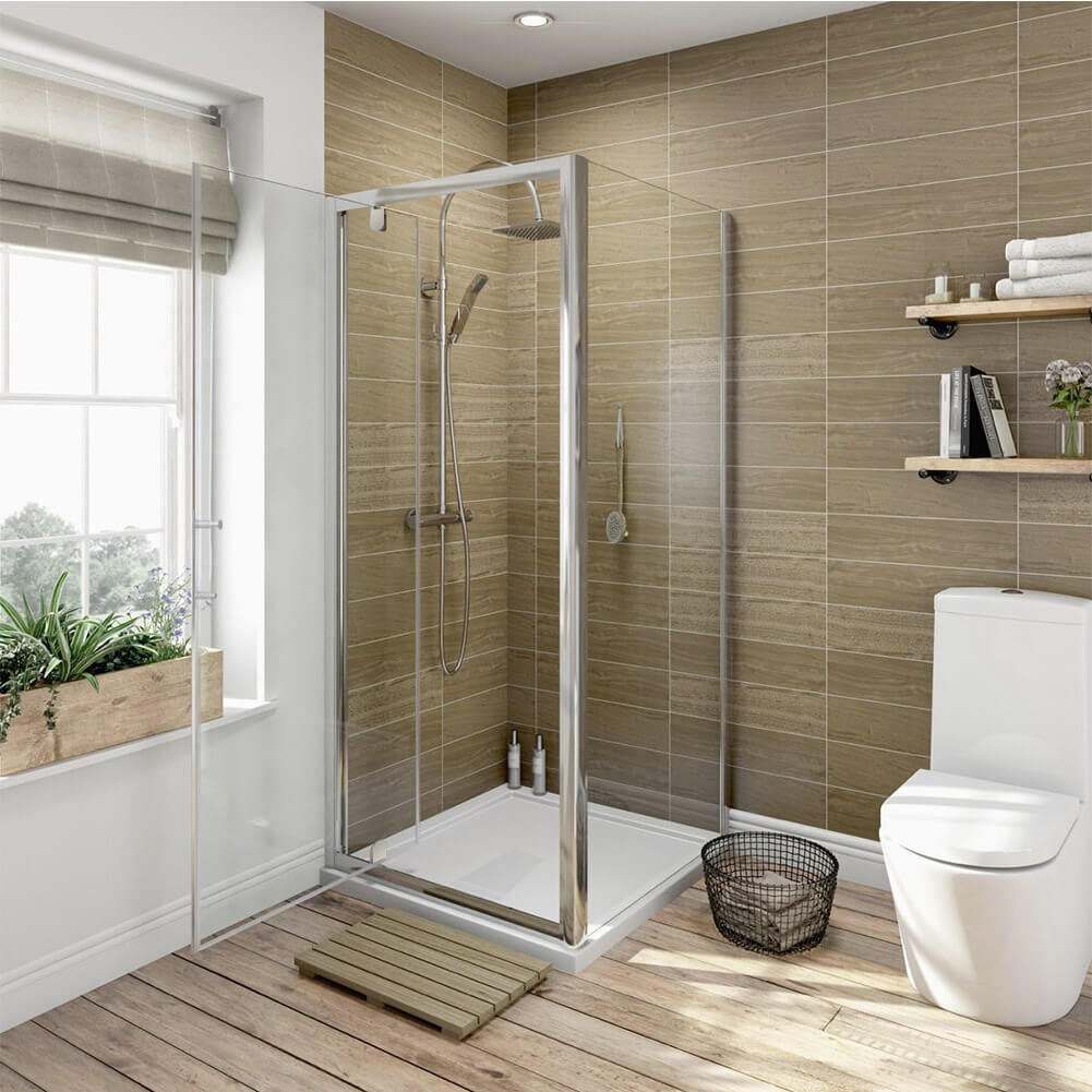 ELEGANT SHOWERS Framed Pivot Shower Screen - Elegantshowers