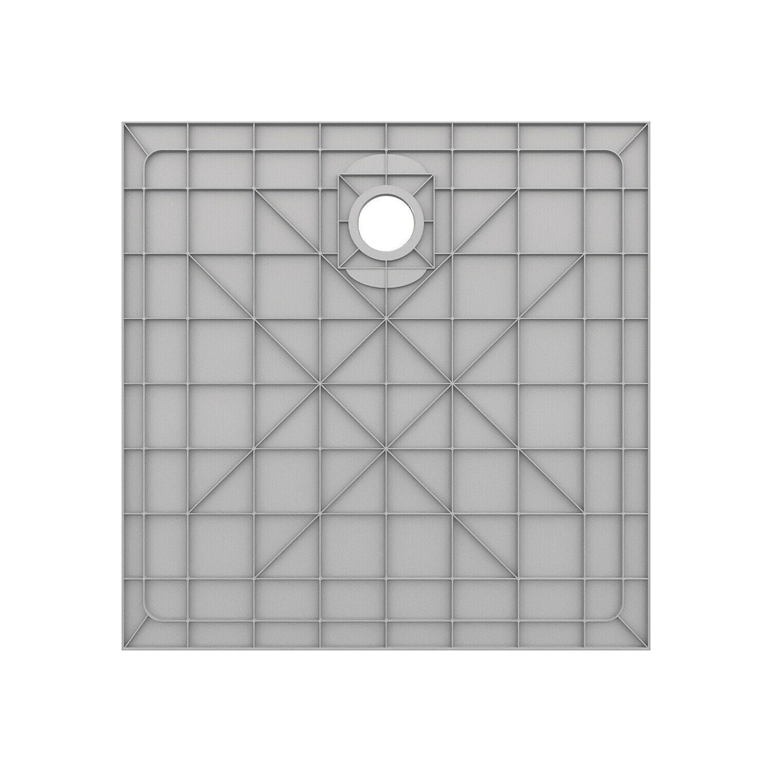 ELEGANT 900x900x40mm Tile Tray Square Durable SMC Shower Base Tile Over DIY - Elegantshowers