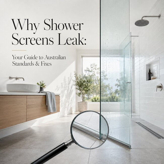 Why Shower Screens Leak – Is It the Glass, Silicone, Waterproofing or Floor Fall?