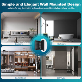 Oval Mirror Cabinet Medicine Shaving Bathroom Wall Hung or In-wall 900x600mm Black - Elegant Showers AU