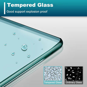 Elegant Showers Semi-frameless Pivot Shower Screen Cubicle Adjustable Black - Elegant Showers AU