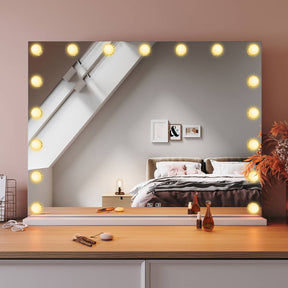 Hollywood Vanity Makeup LED Mirror with Bluetooth & USB Charge - Elegantshowers