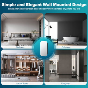 Rectangle Mirror Cabinet Medicine Shaving Bathroom Wall Hung/In-wall 450x900mm Black - Elegant Showers AU