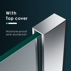 Elegant Showers Frameless Shower Walk in Shower Screen 8mm toughened safety glass