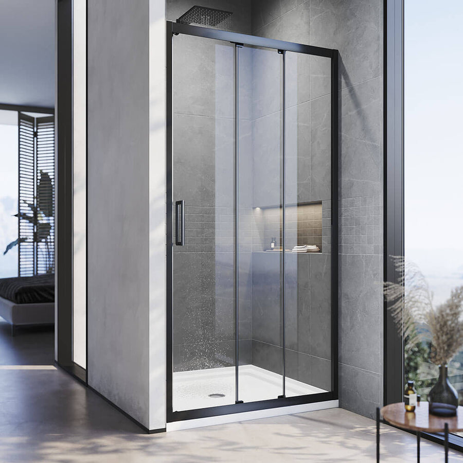 Shower Box Classy Black Shower Screens | Elegant Showers