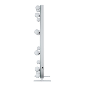 Round LED Vanity Mirror Wall Mount Or Tabletop Mirror with 3 Color Modes  800x800x35mm