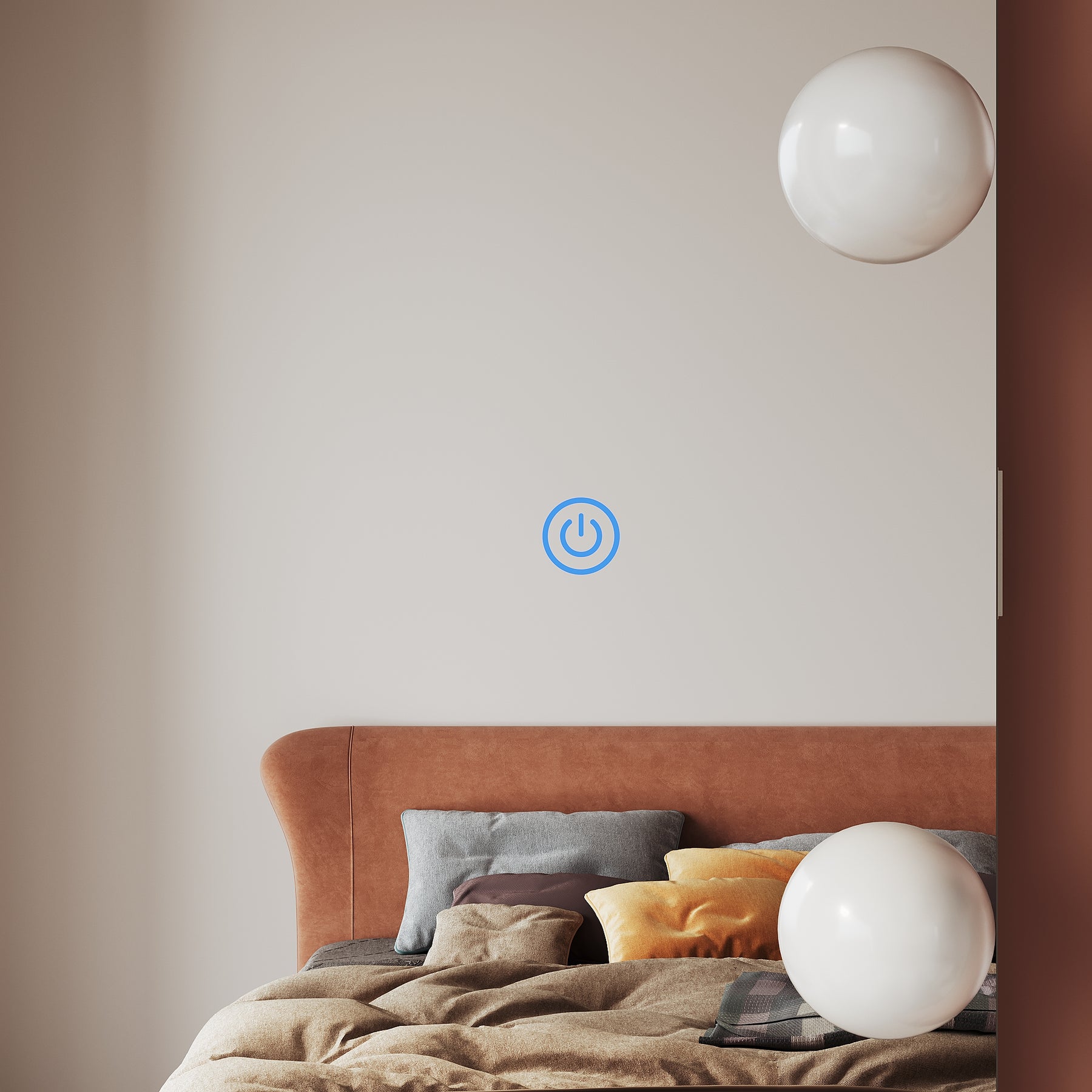 Floor-standing mirror, wall-mountable square full-length mirror 1600x600x35mm