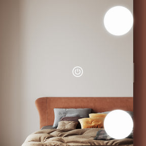 Floor-standing mirror, wall-mountable square full-length mirror 1600x600x35mm