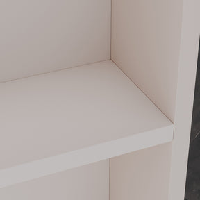 LED bathroom wall cabinet with tissue box, Urban Beige, 550x700x150mm