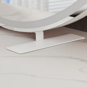 Round LED Vanity Mirror 800x800x30mm Wall Mount Or Tabletop Mirror with 3 Color Modes