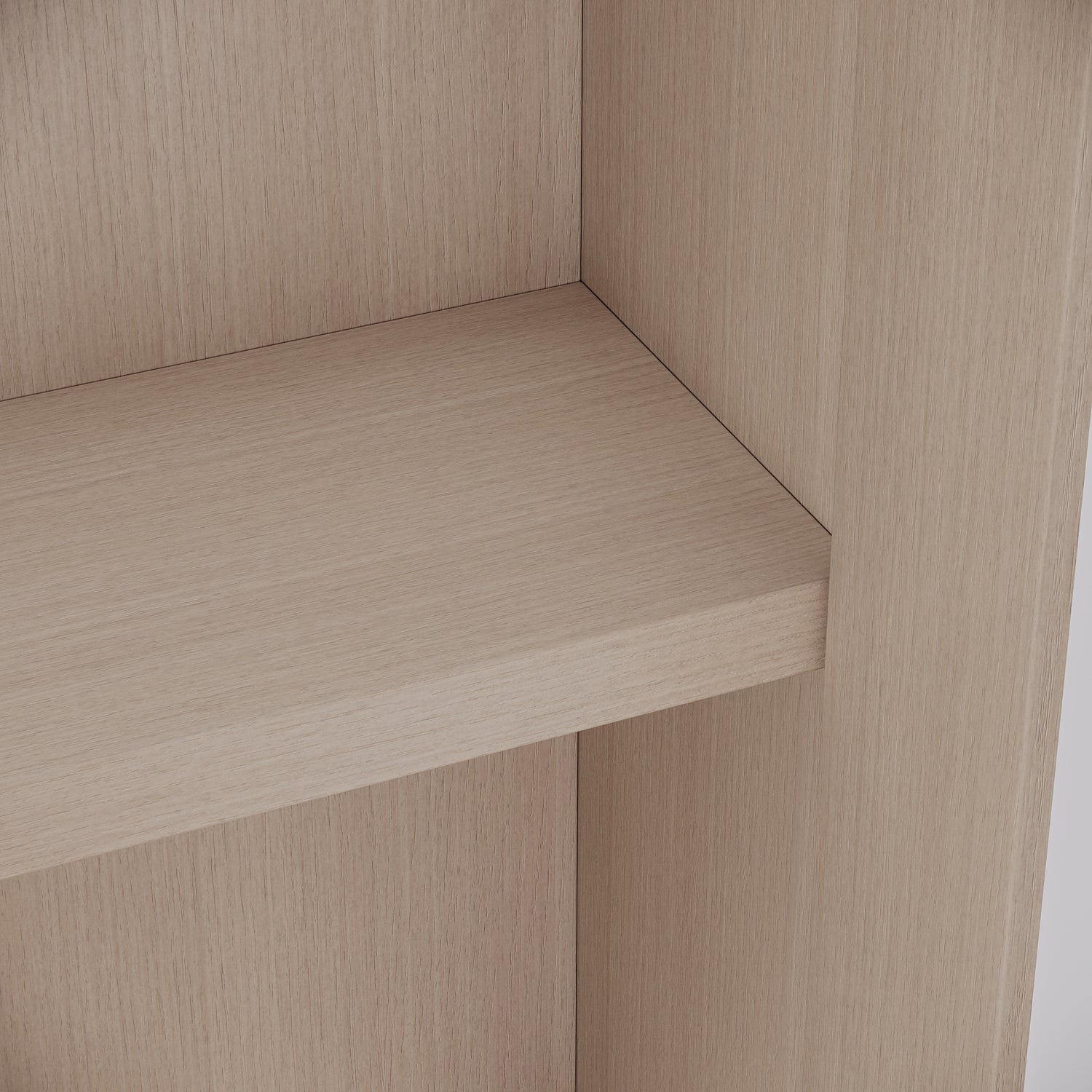 Three-door LED anti-fog bathroom cabinet, light coffee, 900x600x125mm