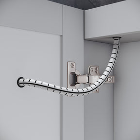 Three-door LED anti-fog bathroom cabinet, Moroccan Gray, 900x600x125mm