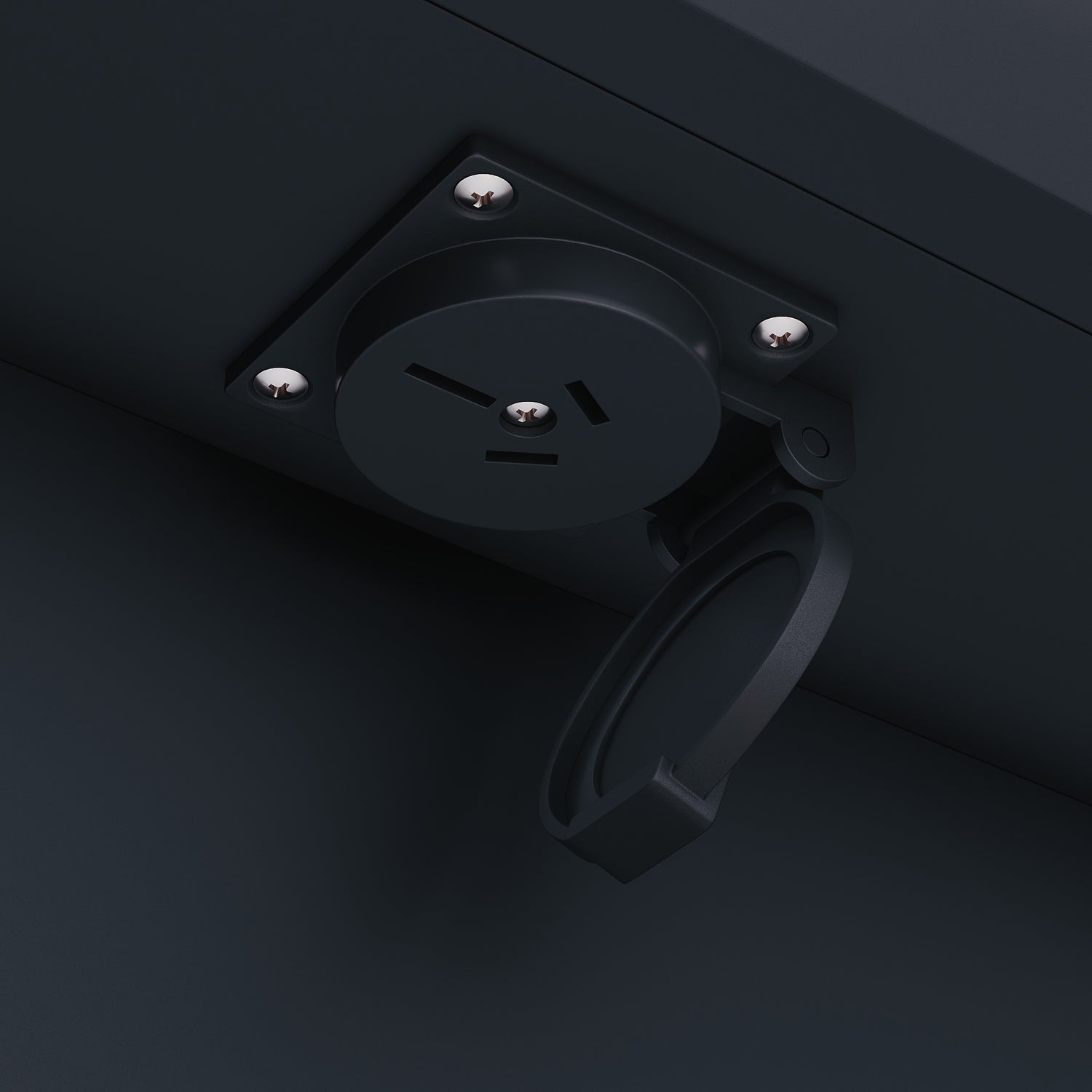 LED Bathroom Cabinet with Makeup Storage Shelf, color Hemp Black , 485x700x130mm