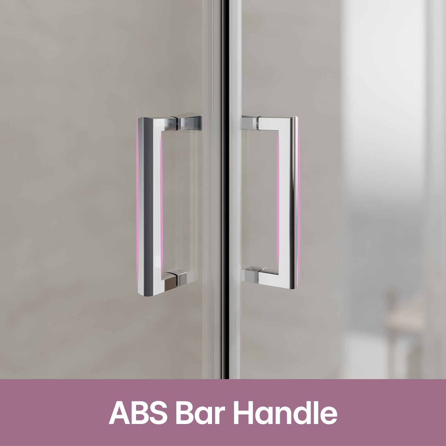 Square Sliding Doors, Corner shower enclosure with aluminum frame,  6mm safety tempered glass