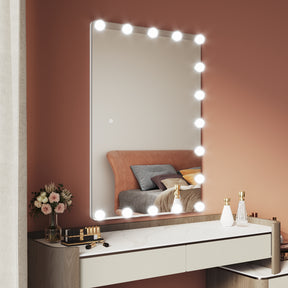 LED makeup mirror, 3 lighting modes with memory function, 1000x700x20mm
