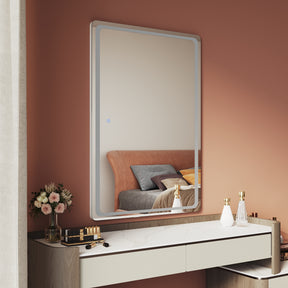 LED makeup mirror, 3 lighting modes with memory function, 1000x700x35mm