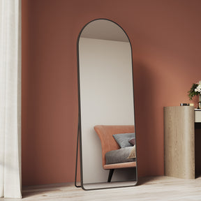 Arched makeup mirror without LED lights, with removable bracket 1600x530x28mm