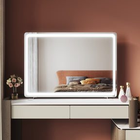 LED makeup mirror, 3 lighting modes with memory function, 1000x700x35mm