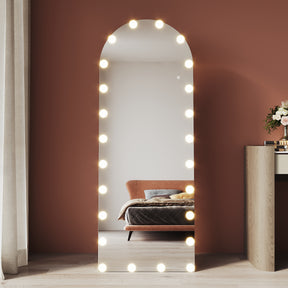 Arched LED Lighted Vanity Mirror with Mounting Bracket 1600x1600x35mm
