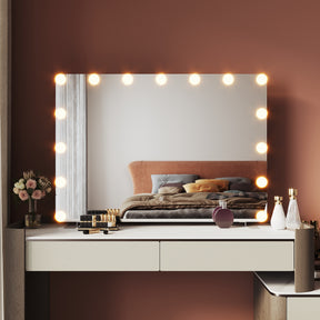 LED makeup mirror, 3 lighting modes with memory function, 1000x700x20mm