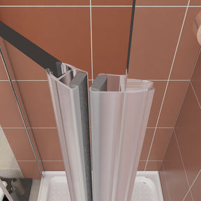 ELEGANT SHOWERS Diamond Semi Frameless Shower Screen