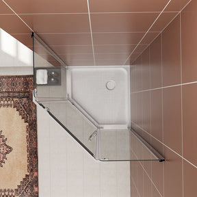 ELEGANT SHOWERS Diamond Semi Frameless Shower Screen