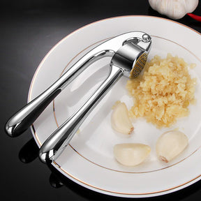ELEGANT Garlic Press Kitchen Ginger Mincer Chopper Nuts Crusher Presser,Premium Metal Quality Durable,Self Clean - Elegantshowers