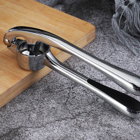 ELEGANT Garlic Press Kitchen Ginger Mincer Chopper Nuts Crusher Presser,Premium Metal Quality Durable,Self Clean - Elegantshowers