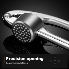 ELEGANT Garlic Press Kitchen Ginger Mincer Chopper Nuts Crusher Presser,Premium Metal Quality Durable,Self Clean - Elegantshowers
