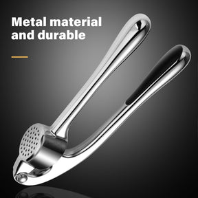ELEGANT Garlic Press Kitchen Ginger Mincer Chopper Nuts Crusher Presser,Premium Metal Quality Durable,Self Clean - Elegantshowers