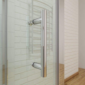 ELEGANT SHOWERS Bathroom Frameless Pivot Shower Screen Handle- Elegantshowers