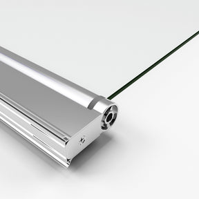 Frameless Over Bath Shower Screen Swing Panel 100% Failsafe 800x1450mm - Elegantshowers