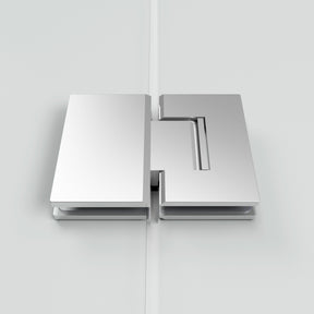 ELEGANT SHOWERS Over Bath Shower Screen Swing Glass Aluminum