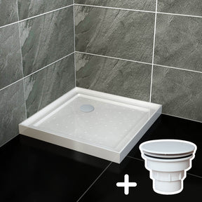ELEGANT SHOWERS Rectangular Square Shower Screen Base Thickened Acrylic - Elegantshowers