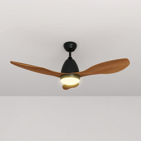 48" 1200mm Ceiling Fan DC 3 Blades With Color Change LED Light & Remote Control - Elegantshowers